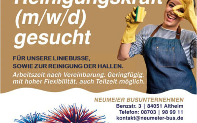 Reinigungskraft gesucht